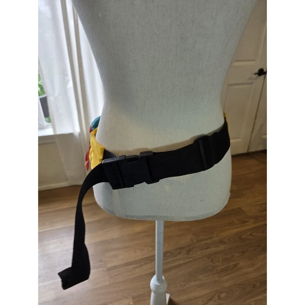 Ridgeway By KELTY fanny Pack Lumbar Pack Vintage Yellow Blue Red Large Capacity